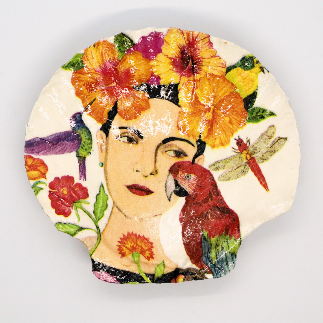 sierbakje-st-jacobsschelp-frida-kahlo-ondersteboven