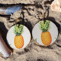 Oorbellen hout Bonaire